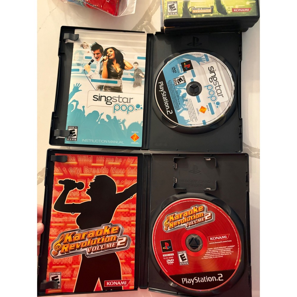 SingStar Karaoke Revolution PS2 Game Bundle Lot of 5 Multi PS2 Games Retro - Picture 3 of 4